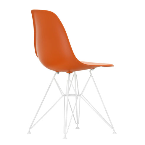 Cadeira Eames em Plástico DSR / Base Branca